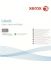 Наклейка Xerox Mono Laser 4UP (прямі кути) 105x149mm 100арк.