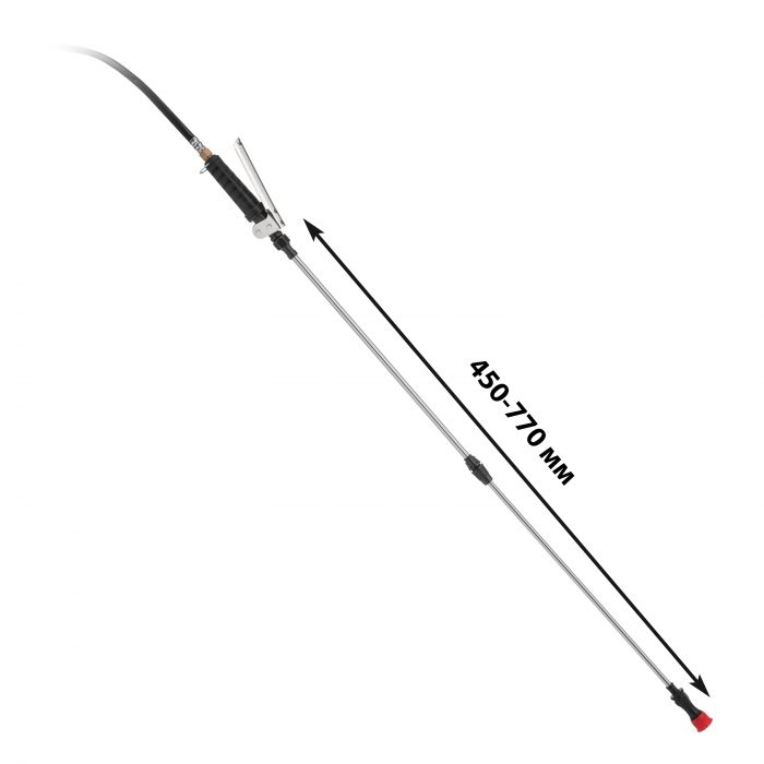 Обприскувач акумуляторний 2E AquaSpray 40LR 40л 12В 1х12А·год 7бар 2.9л·хв 14.5кг вольтметр колеса шланг 15м