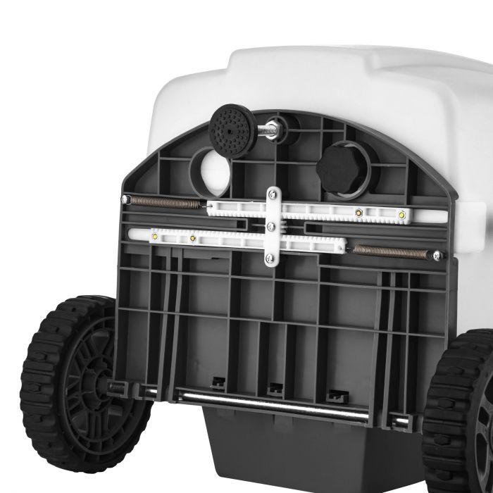 Обприскувач акумуляторний 2E AquaSpray 40LRC 40л 12В 1х12А·год 7бар 2.9л·хв 16кг вольтметр колеса катушка шланг 30м