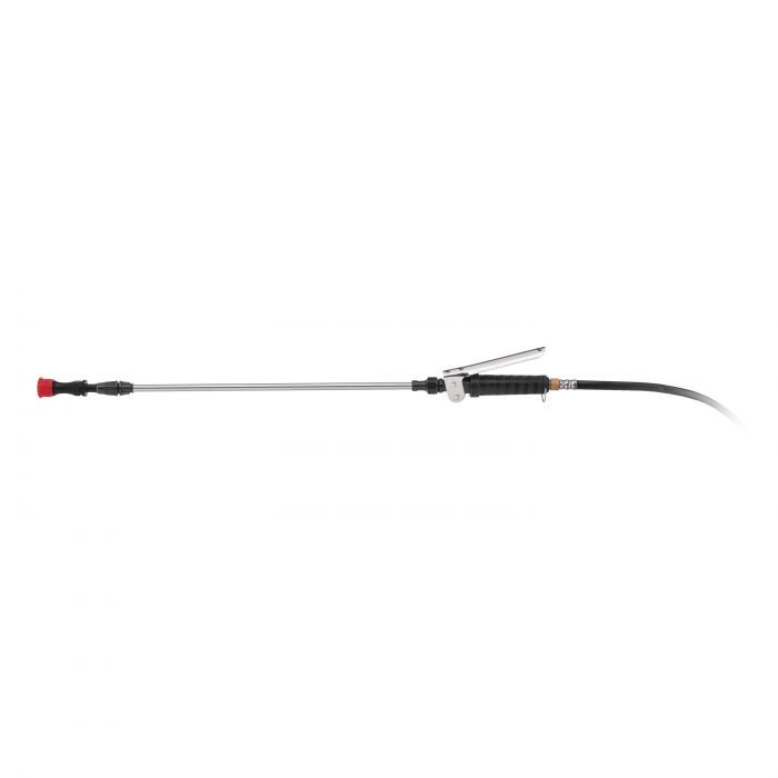 Обприскувач акумуляторний 2E AquaSpray 40LRC 40л 12В 1х12А·год 7бар 2.9л·хв 16кг вольтметр колеса катушка шланг 30м