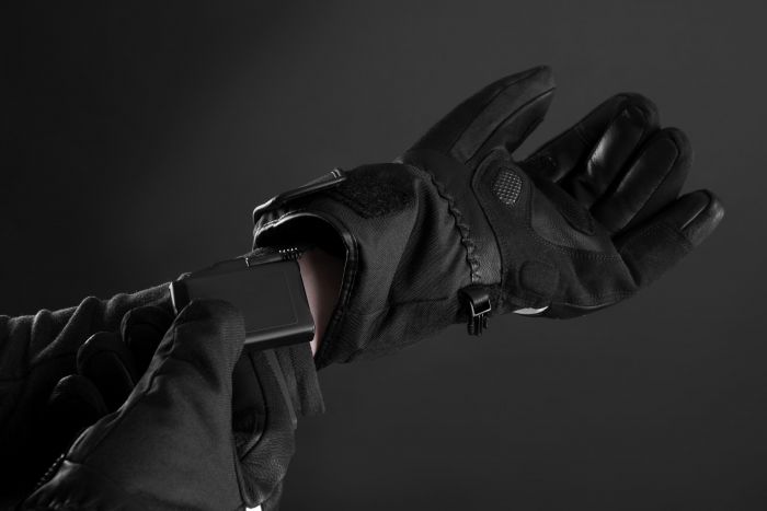 Рукавиці з підігрівом 2E Rider Black, розмір M