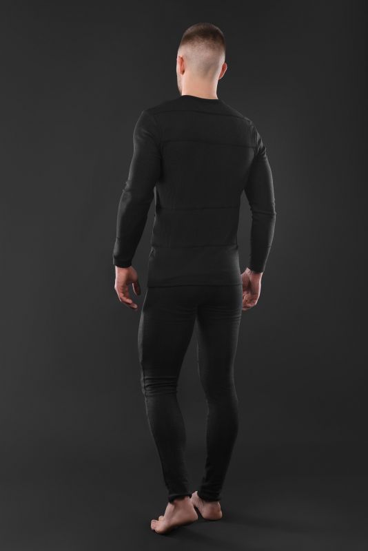 Чоловіча термобілизна з підігрівом 2E eFiber for Men Black, розмір XXL