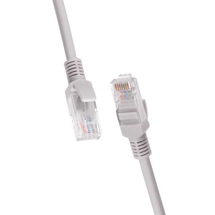 Патч-корд 2E САТ 6, UTP, 2м, 26AWG, RJ45, 7/0.16, Cu, LSZH, сірий