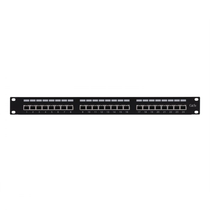 Патч-панель 2E САТ 5e, FTP, 19", 1U, 24 порти, зібрана