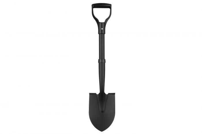 Лопата штикова 2E Groundbreaker, сталевий держак, 2 мм, 70 см, 0.98кг