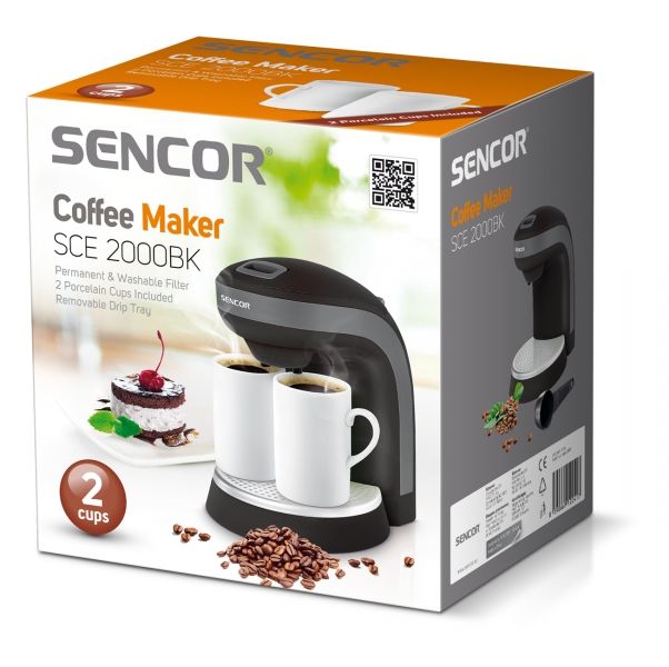 Кавоварка Sencor SCE2000BK