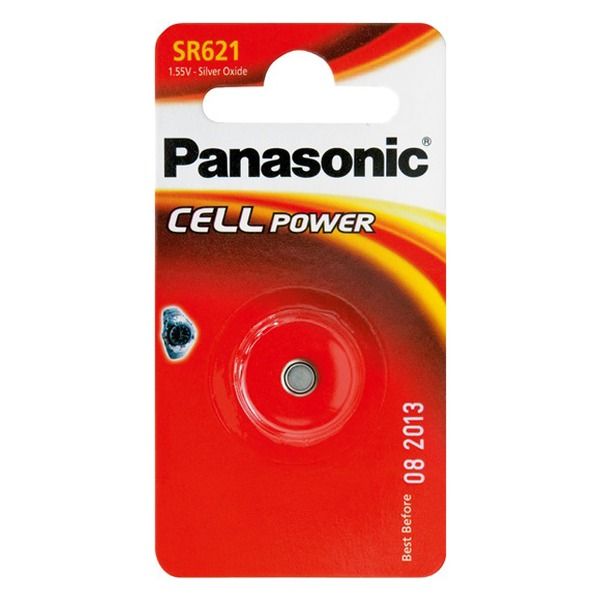 Батарейка Panasonic срібло-цинкова SR621(364, V364, D364) блістер, 1 шт.