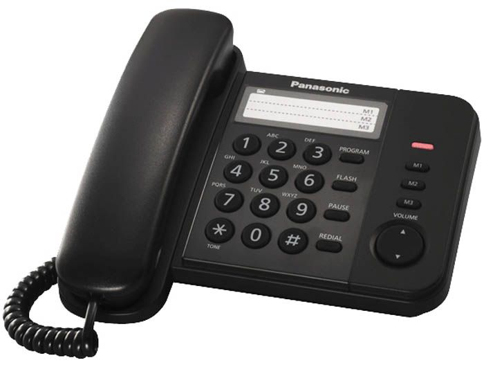 Дротовий телефон Panasonic KX-TS2352UAB Black
