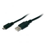 Кабель Digitus USB 2.0 (AM/microB) 1.8m, black