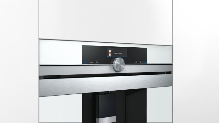 Вбудовувана кавоварка Siemens CT636LEW1 -19Бар/1600Вт/дисплей/білий