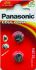 Батарейка Panasonic лужна LR44(A76, AG13, G13A, PX76, GP76A, RW82) блістер, 2 шт.