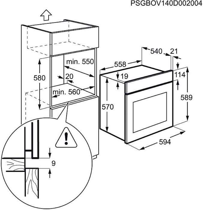 Духова шафа Electrolux EZB53430AK