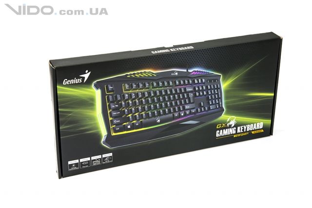 Клавіатура Genius Scorpion K220 USB Black Ukr
