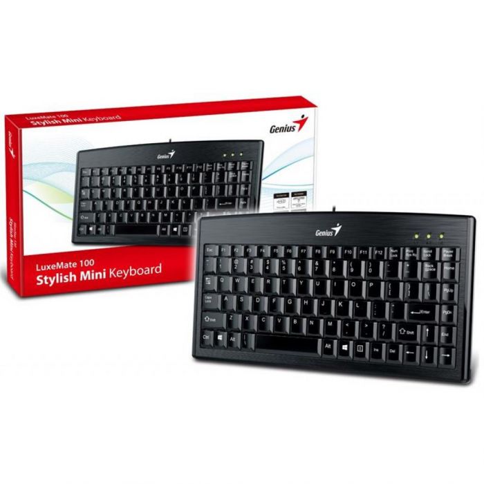 Клавіатура Genius LuxeMate 100 USB Black Ukr