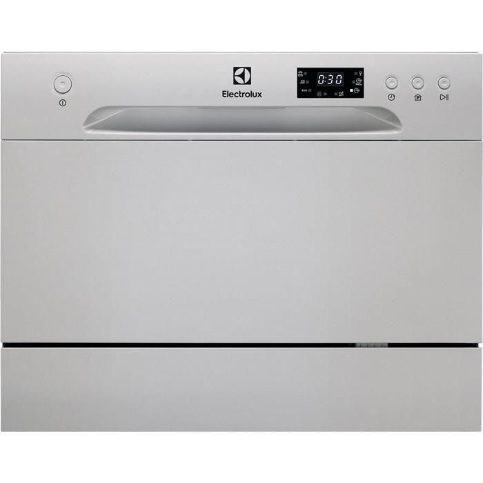 Посудомийна машина Electrolux ESF2400OS компактна, 6 комплектів, A+, 6 програм, дисплей, сріблястий