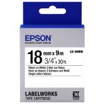 Картридж зі стрічкою Epson LK5WBN принтерів LW-400/400VP/700 Std Blk/Wht 18mm/9m