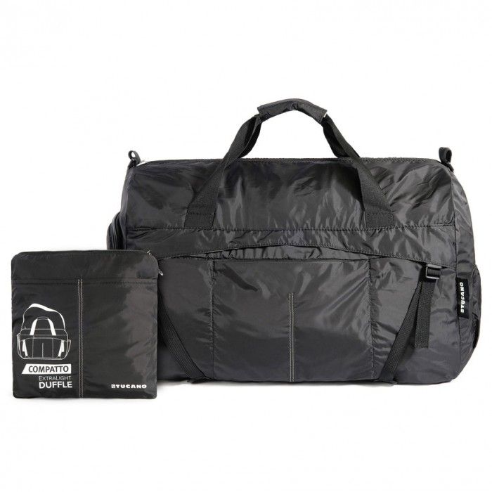 Сумка розкладна дорожня Tucano Compatto XL Duffle, чорна