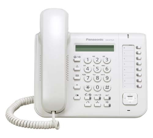 Системний телефон Panasonic KX-DT521RU White (цифровий) для АТС Panasonic