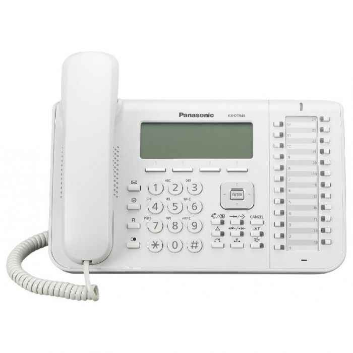 Системний телефон Panasonic KX-DT546RU White (цифровий) для АТС Panasonic