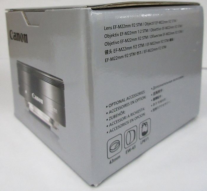 Об'єктив Canon EF-M 22mm f/2 STM