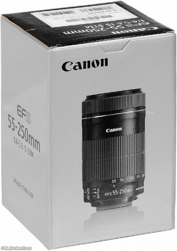Об`єктив Canon EF-S 55-250mm 4-5.6 IS STM