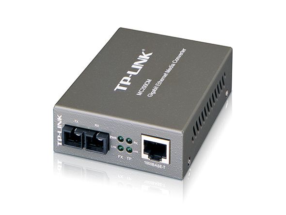 Медiаконвертер TP-LINK MC200CM GEBase-TX-GEBase-FX MM 0.5km SC