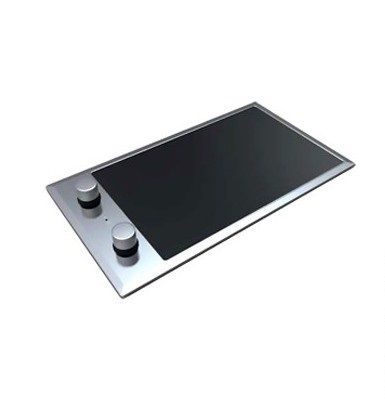 Вбудована електрична поверхня Beko HDCC32200X - склокераміка/доміно/2 зони нагріву/Ш-29см./чорний