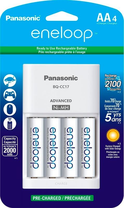 Зарядний пристрій Advanced Charger+ Eneloop 4AA 1900 mAh NI-MH