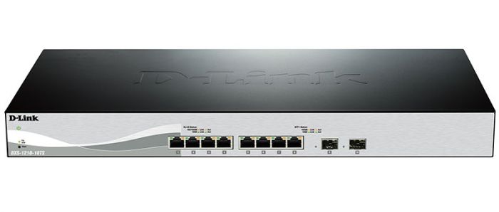 Комутатор D-Link DXS-1210-10TS 8x10GE, 2xSFP+, L2+