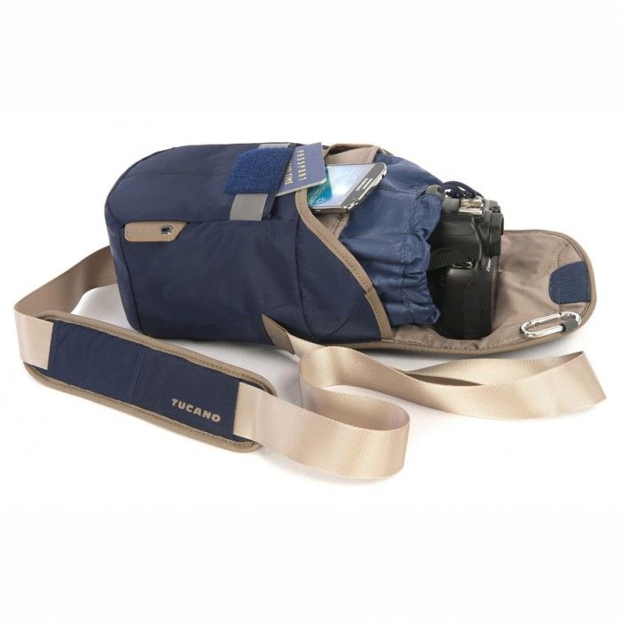 Сумка для фотоапарату, Tucano Scatto Holster Bag, синя