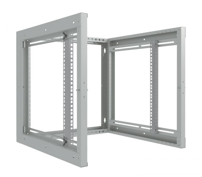 19" шафа ZPAS Z-BOX 12U з змінними бічними стінками глибиною 600 мм, 100kg max.