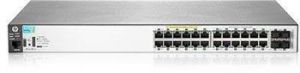 Комутатор HPE Aruba 2530-24G-PoE+ 24xGE+4xSFP, L2, 195W ,LT Warranty