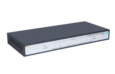 Комутатор HPE 1420-8G-PoE+ Unmanaged Switch, 8xGE-T, L2, 64W, LT Warranty