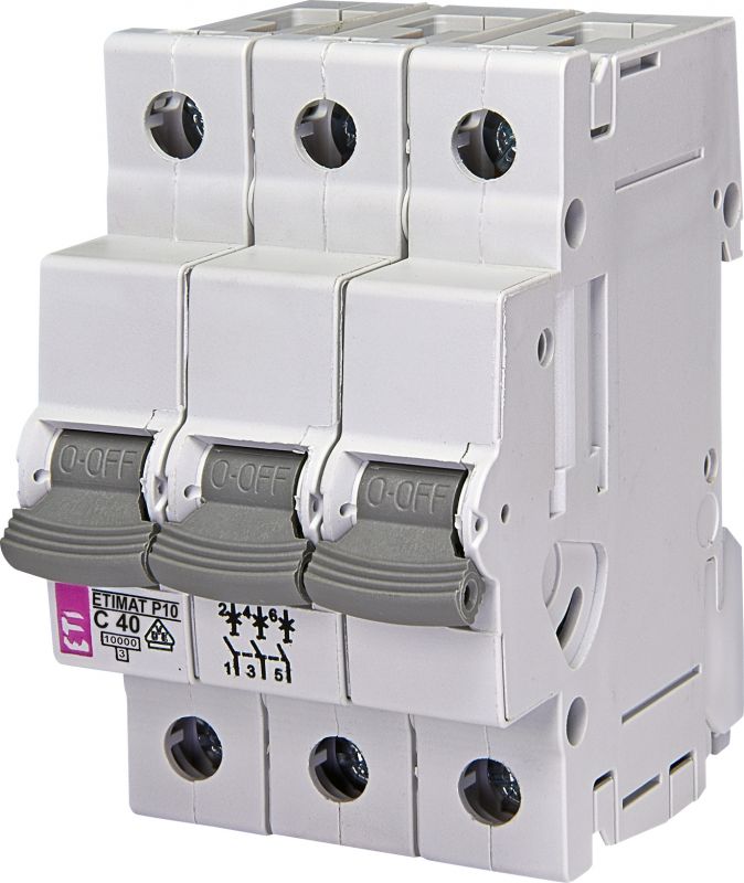 Авт. вимикач ETIMAT P10 3p C 40A (10 kA)
