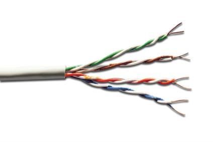 Кабель DIGITUS кат. 6 UTP, 305m, AWG 23/1, CCA, PVC, сірий