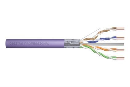 Кабель DIGITUS кат. 6 F-UTP, 305m, AWG 23/1, LSZH-1, фіолетовий