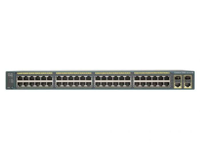 Комутатор Cisco Catalyst 2960 Plus 48 10/100 + 2 T/SFP LAN Lite