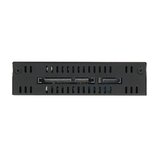 Відсік для накопичувача CHIEFTEC Backplane CMR-225, 2x2.5" HDD/SSD, 1x3.5" EXT Slot, SATA, чорний