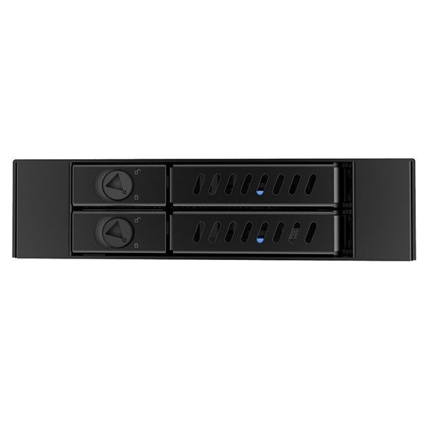 Відсік для накопичувача CHIEFTEC Backplane CMR-225, 2x2.5" HDD/SSD, 1x3.5" EXT Slot, SATA, чорний