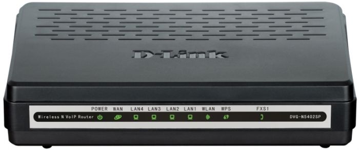 VoIP-Шлюз D-Link DVG-N5402SP/1S N300, 1xFXS, 4xFE LAN, 1xFE WAN