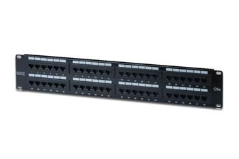 Патч-панель DIGITUS 19" 2U, 48 портiв, 5e UTP в зборі