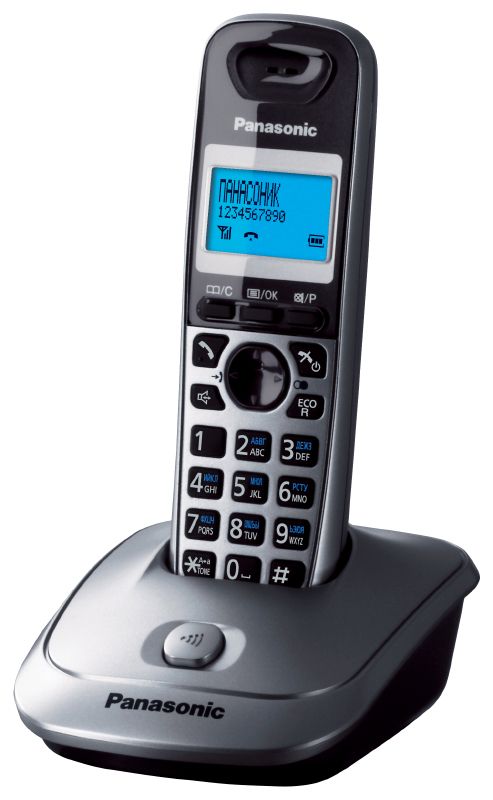 Радіотелефон DECT Panasonic KX-TG2511UAM Metallic