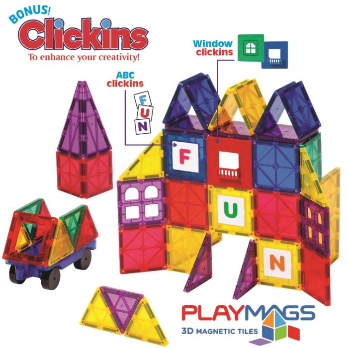 Конструктор Playmags магнітний набір 100 ел. PM151