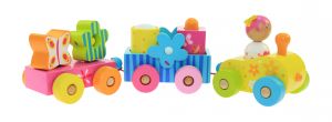 Дерев'яний паровозик goki Пунта Susibelle 55949