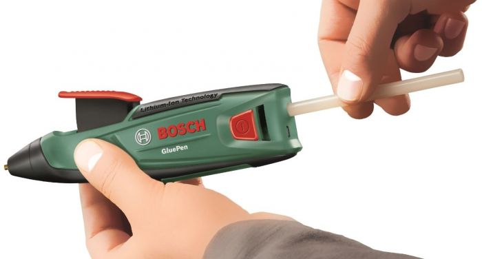 Пістолет клейовий Bosch GluePen акумуляторний, 3.6*1.5 Ач, O стрижня 7 мм, 0.14 кг