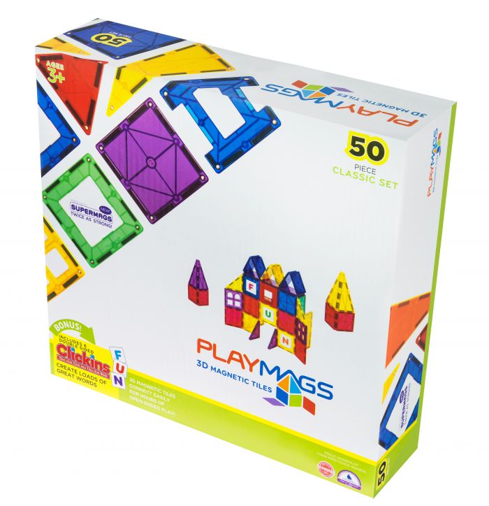 Конструктор Playmags магнітний набір 50 ел. PM152