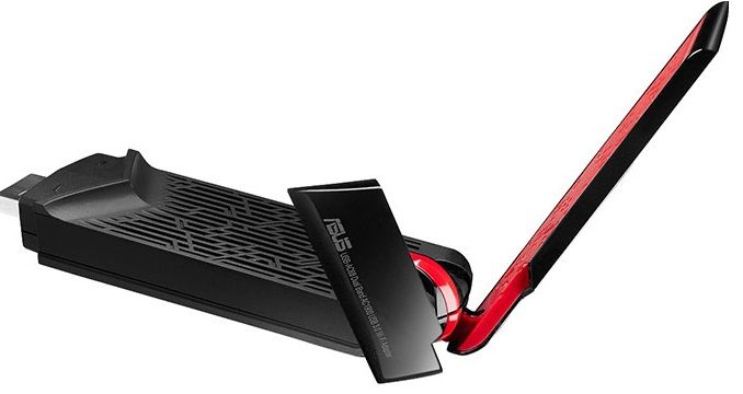 WiFi-адаптер ASUS USB-AC68 AC1900 USB3.0 MU-MIMO ext. ant x2