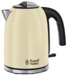 Електрочайник Russell Hobbs Colours Plus Classic, 1.7л, метал , бежево-чорний