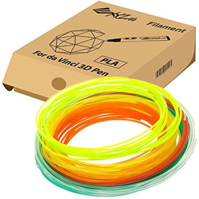 Набір ниток 1.75мм PLA для ручки 3D XYZprinting (6 кольорів)