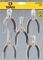 Набір шарнірно-губцевих інструментів TOPEX, 5 од., прецизійні, тримач прогумований